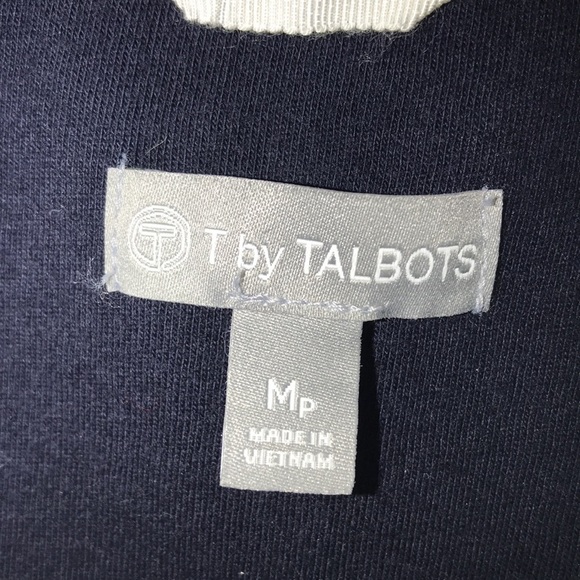 Talbots Faux Sherpa White Vest Size MP - Picture 3 of 6